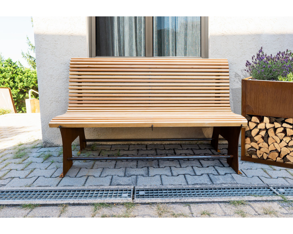 P_289568_1 Gartenbank aus Cortenstahl