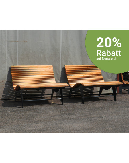   EB2Y-5005002 Ausstellungsstück Doppel-Gartenliege lackiert