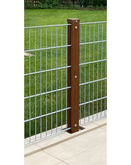 P_287013_1  mh160-pf02-1100 Zaunpfosten 1100mm Corten