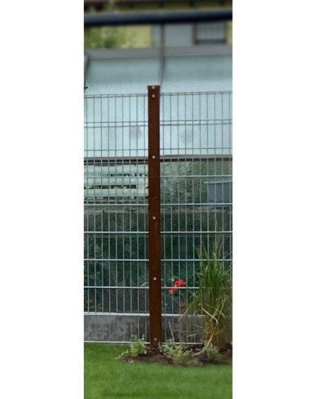 P_288182_1  mh160-pf02-1900 Zaunpfosten 1900mm Corten