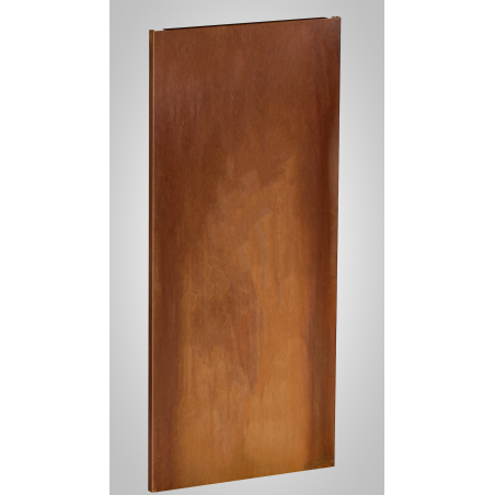 meho-design Cortenstahl Sichtschutzwand Version Blanco in den Maßen: 1800 x 800 x 37mm