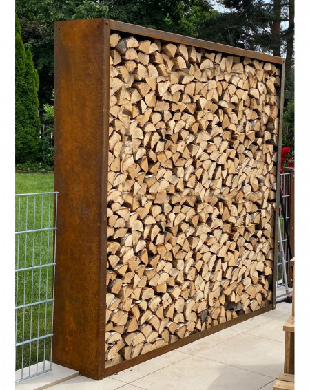P_286719_1 Kaminholzregal aus Cortenstahl für das aufbewahren von Feuerholz