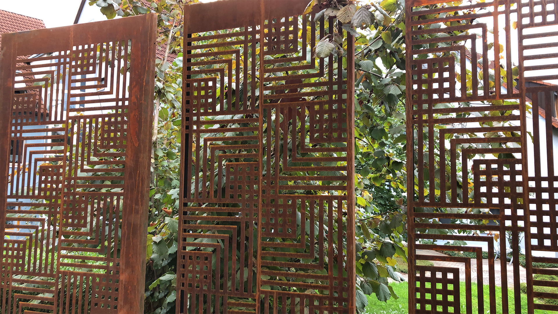 Corten Sichtschutzwände von meho-design